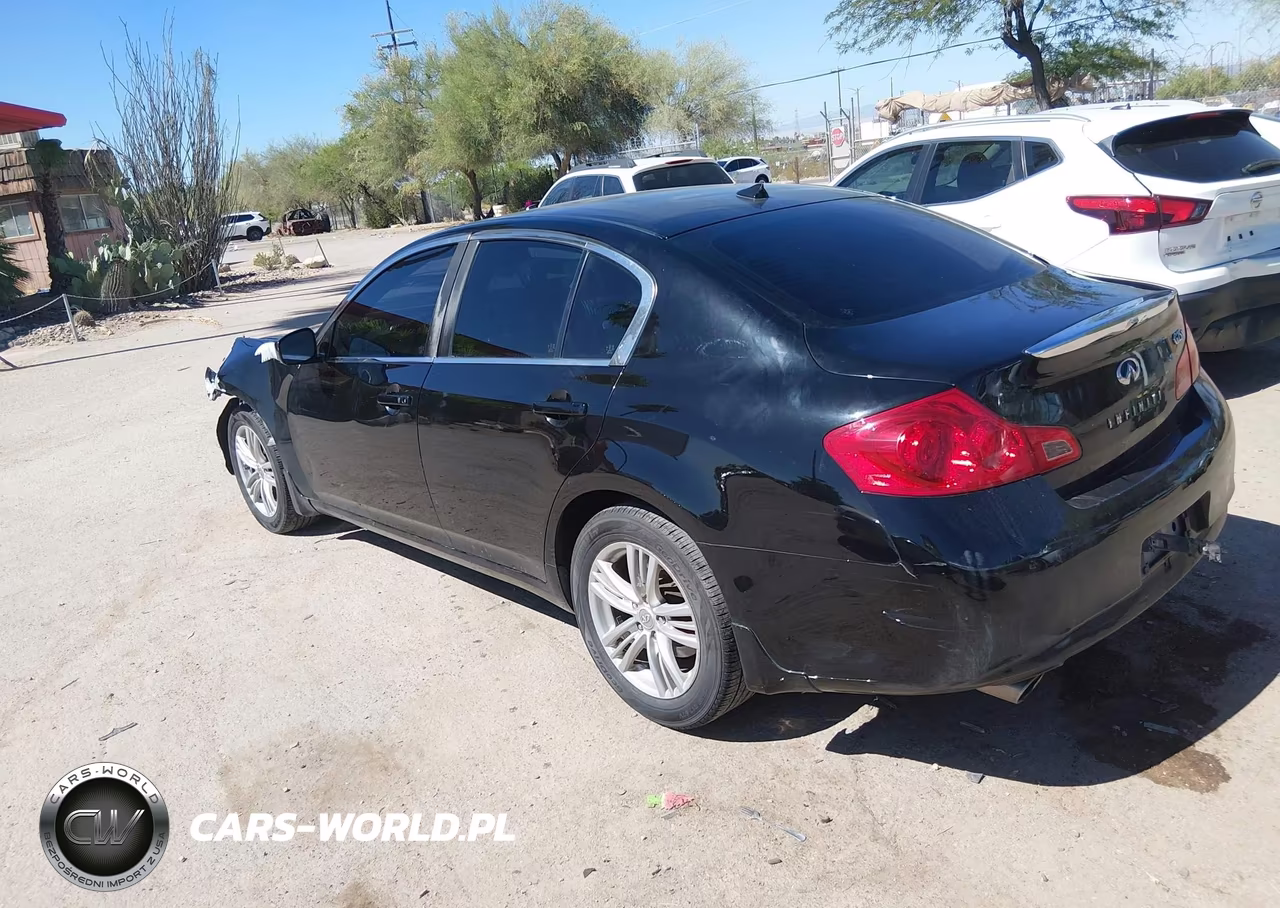2012 Infiniti G25X VIN:JN1DV6AR9CM730511 - 3