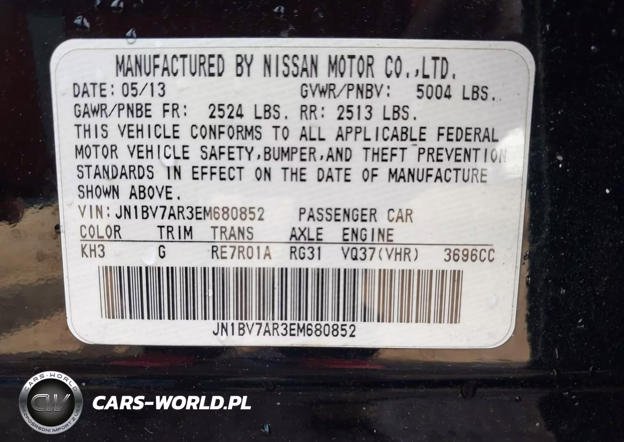 2014 Infiniti Q50 Premium VIN:JN1BV7AR3EM680852 - 9