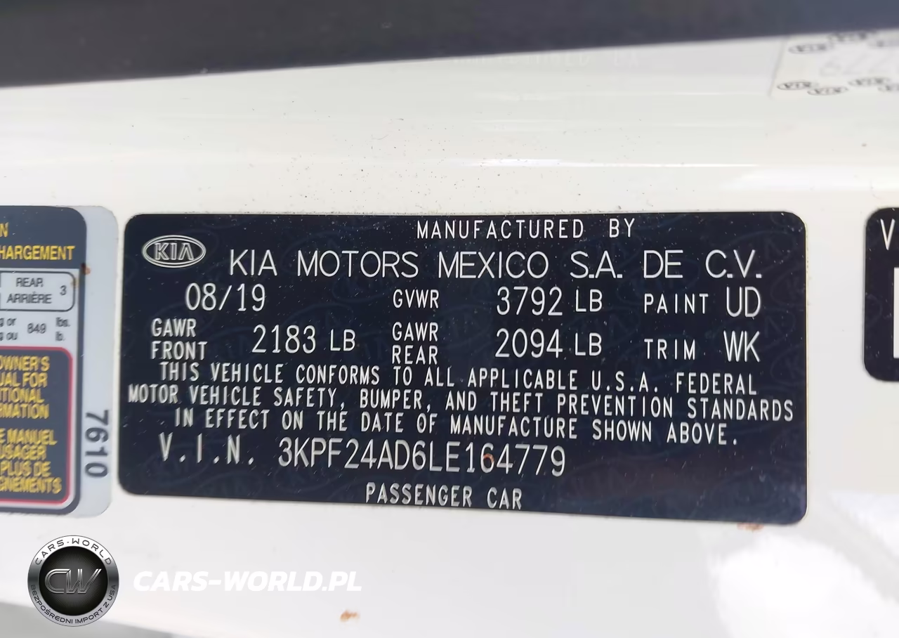 2020 Kia Forte Lxs VIN:3KPF24AD6LE164779 - 9