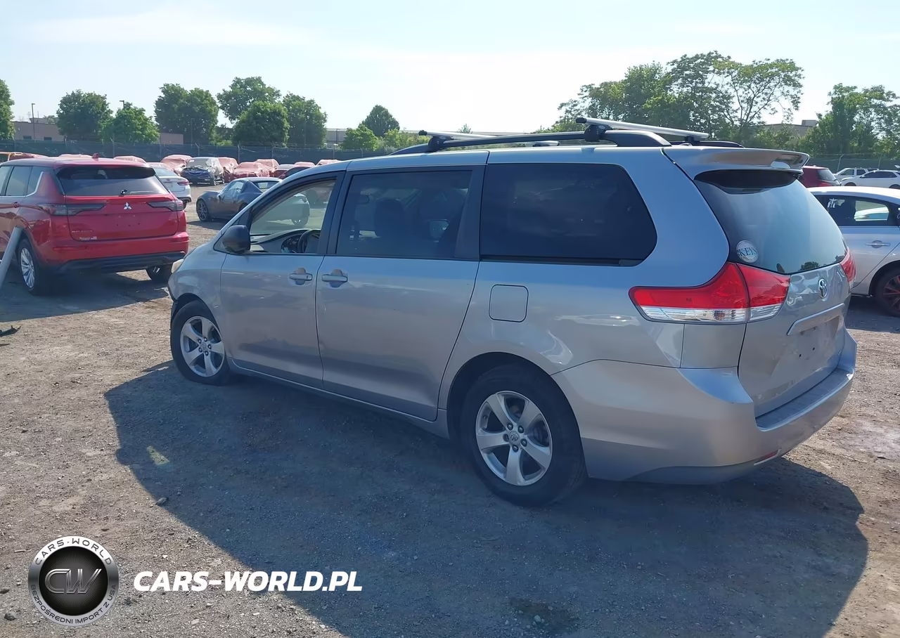 2012 TOYOTA SIENNA LE V6 8 PASSENGER VIN:5TDKK3DC7CS224439 - 3