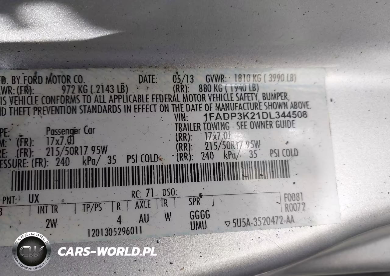 2013 Ford Focus Se VIN:1FADP3K21DL344508 - 9