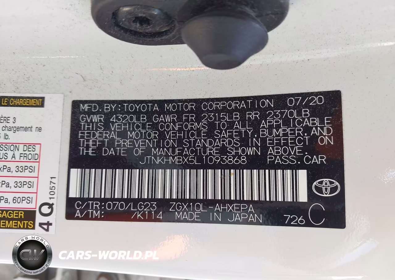 2020 Toyota C-Hr Limited VIN:JTNKHMBX5L1093868 - 9