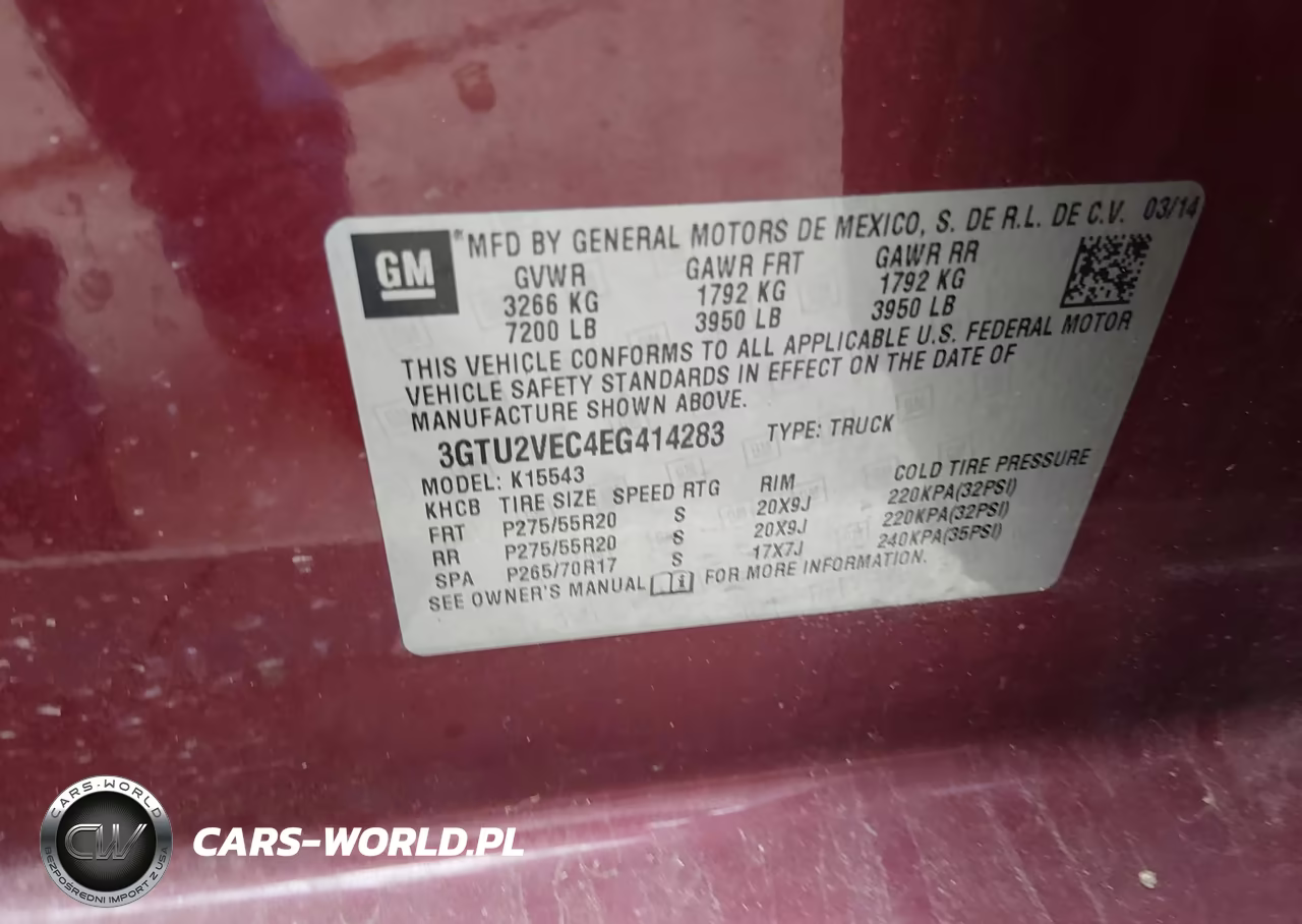 2014 GMC Sierra 1500 Slt VIN:3GTU2VEC4EG414283 - 9