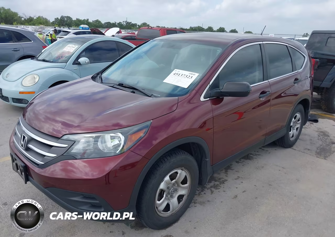 2014 Honda Cr-V Lx VIN:5J6RM3H36EL004596 - 2