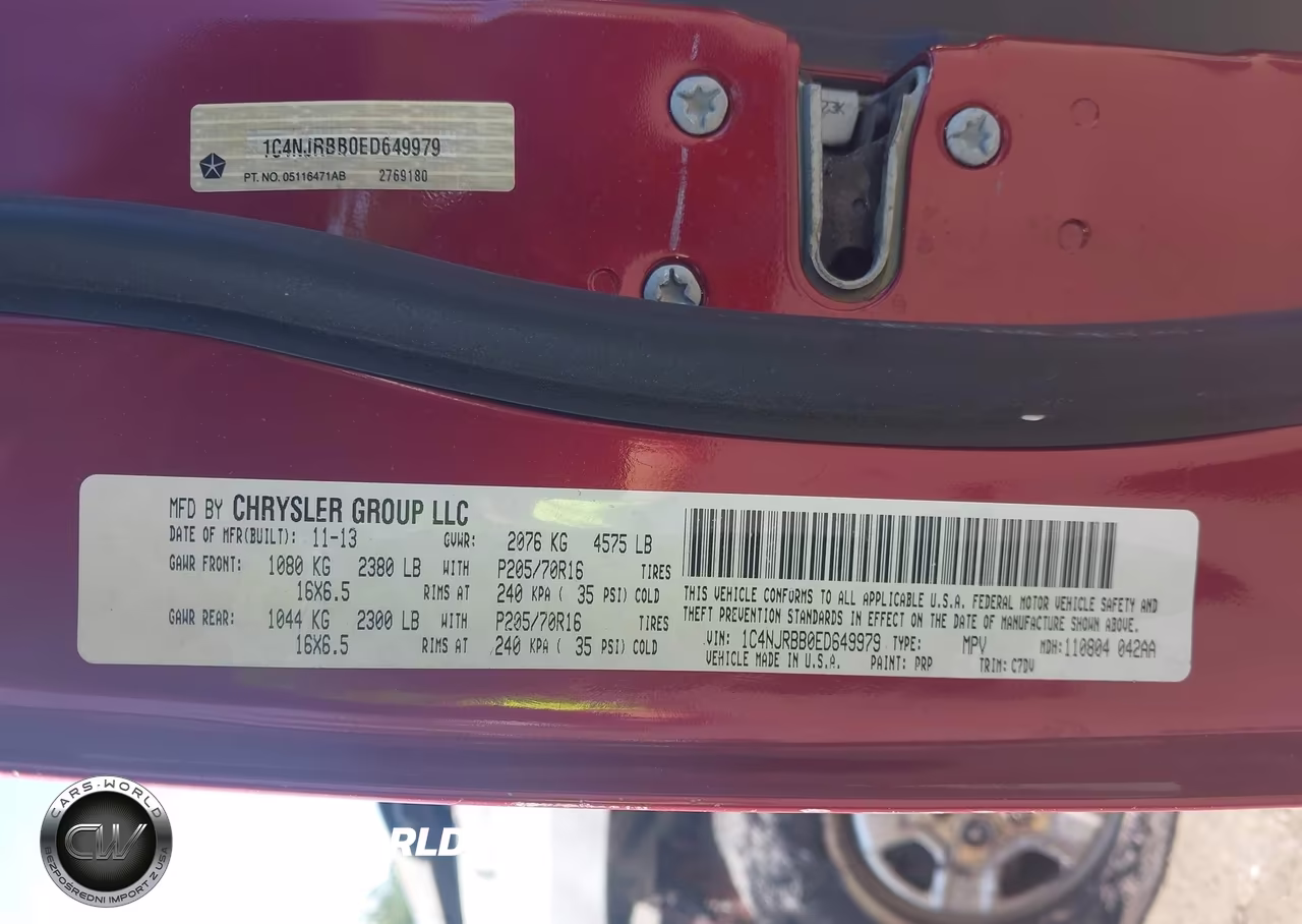 2014 Jeep Patriot Sport VIN:1C4NJRBB0ED649979 - 9