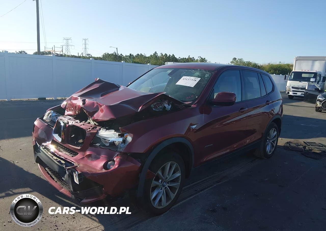 2013 BMW X3 xDrive28I VIN:5UXWX9C51D0A13672 - 2