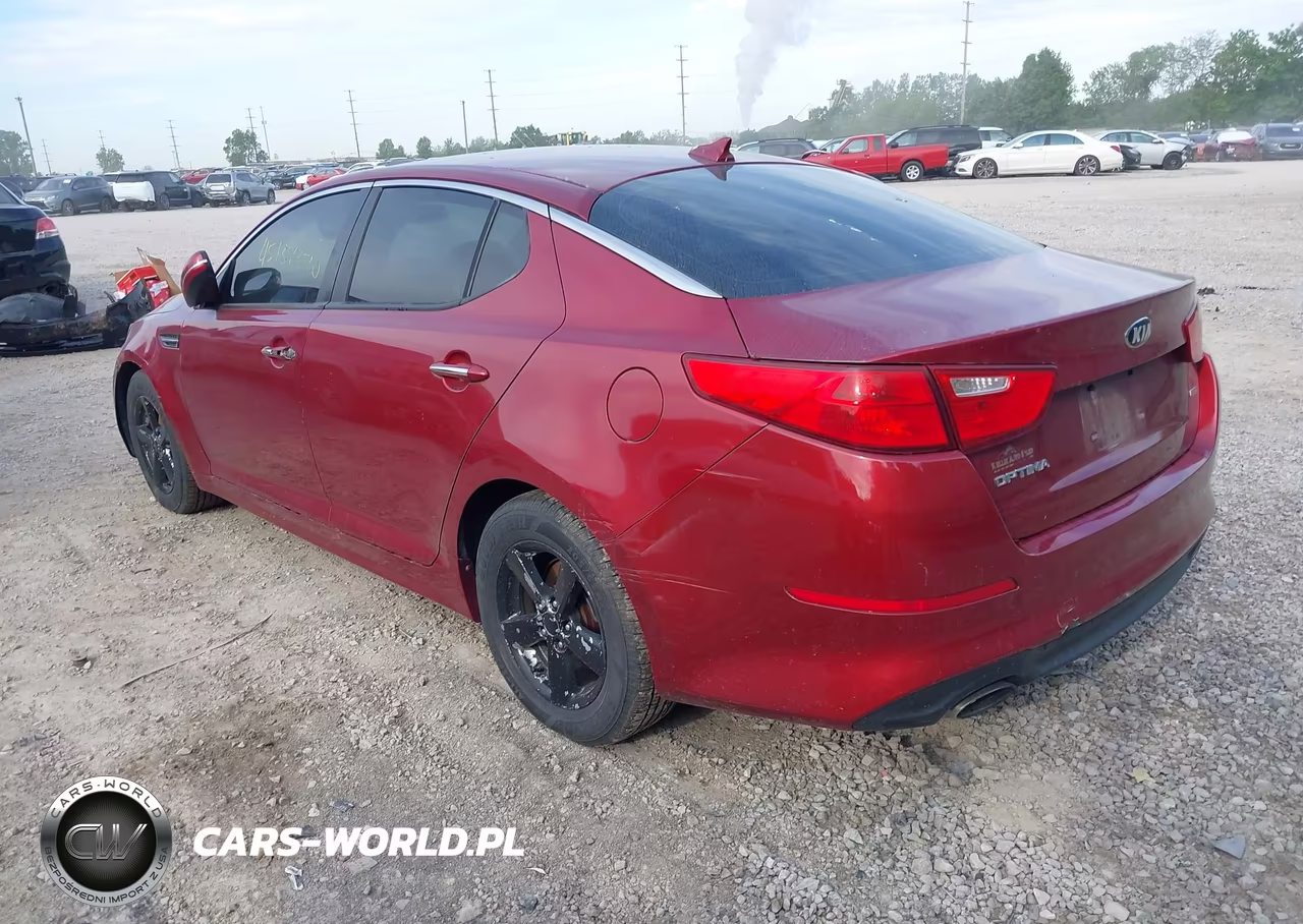 2015 Kia Optima Lx VIN:5XXGM4A72FG359623 - 3