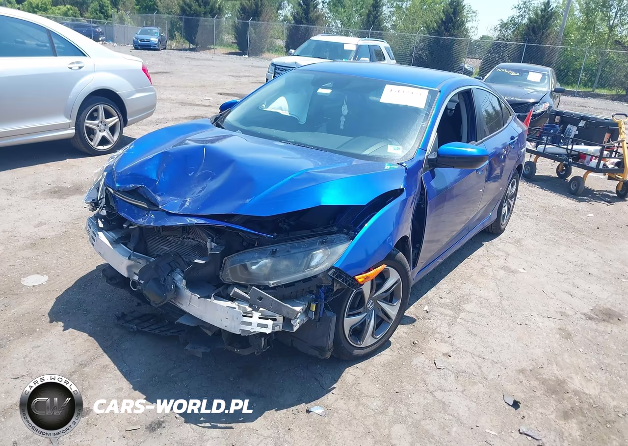 2020 Honda Civic Lx VIN:2HGFC2F6XLH500340 - 2