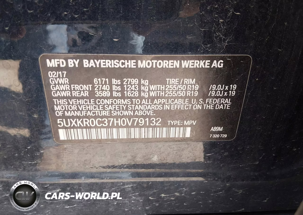 2017 BMW X5 xDrive35I VIN:5UXKR0C37H0V79132 - 9