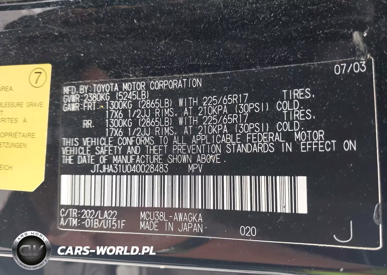 2004 Lexus Rx 330 VIN:JTJHA31U040028483 - 18
