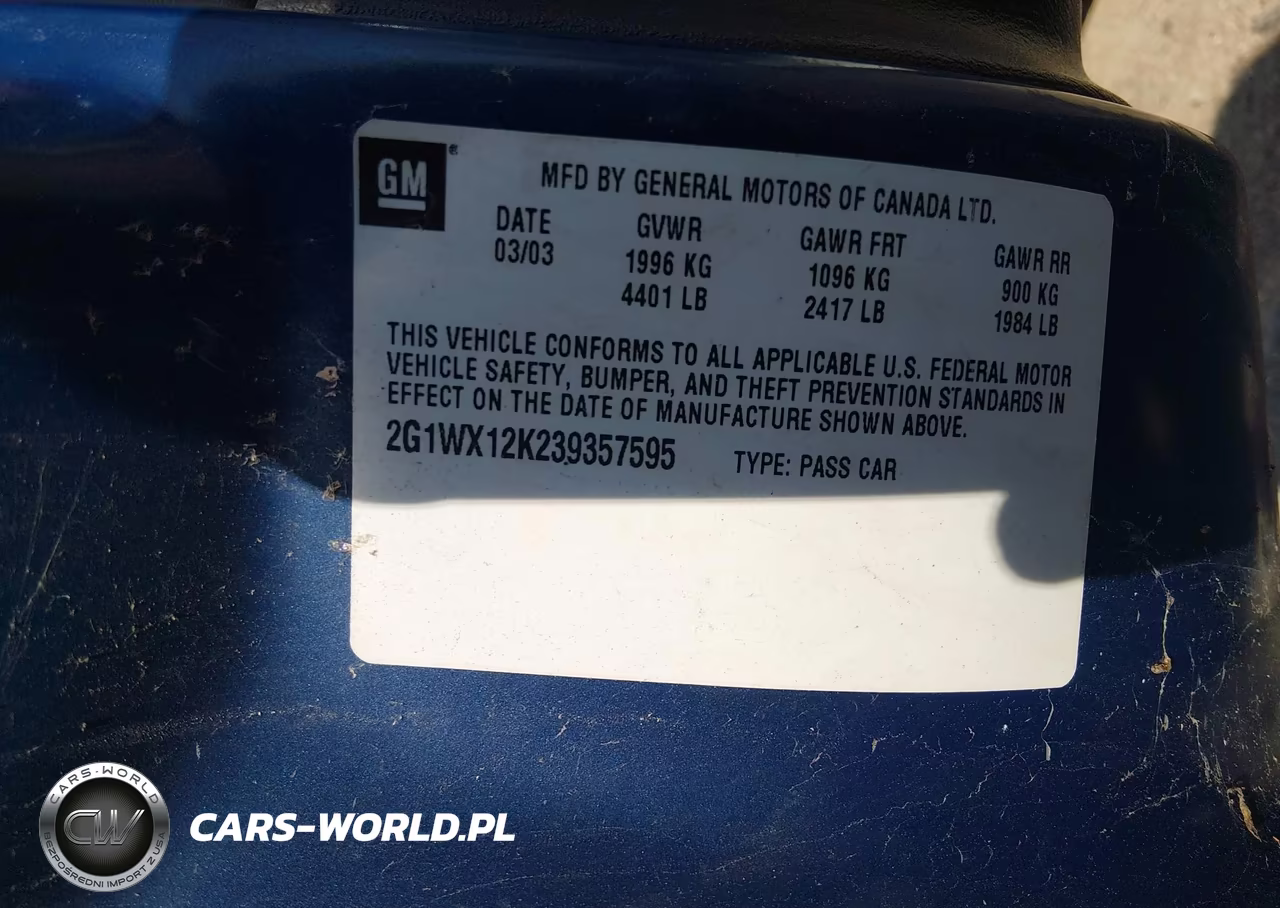 2003 Chevrolet Monte Carlo Ss VIN:2G1WX12K239357595 - 9