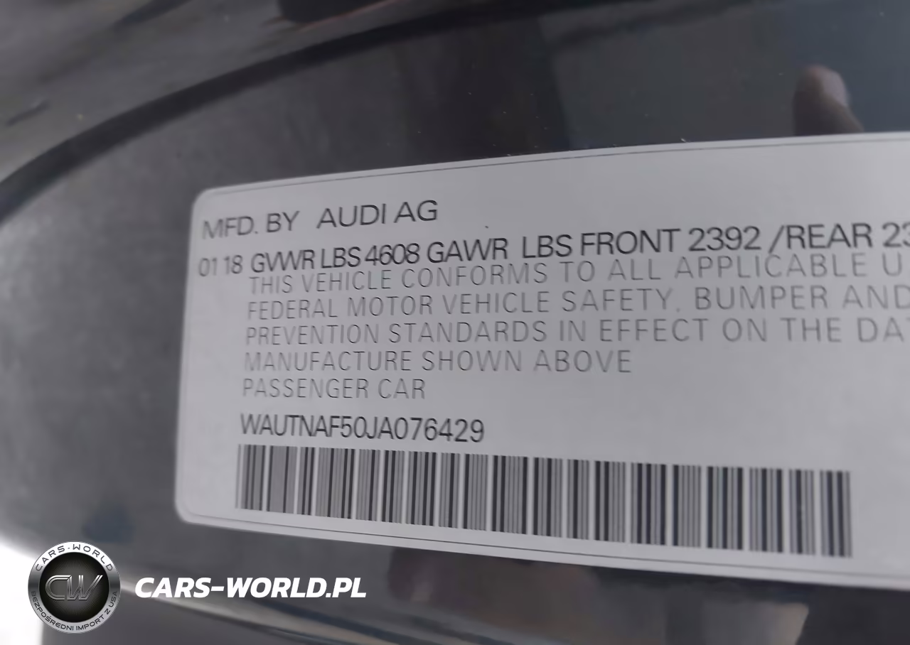 2018 Audi A5 2.0T Premium VIN:WAUTNAF50JA076429 - 9