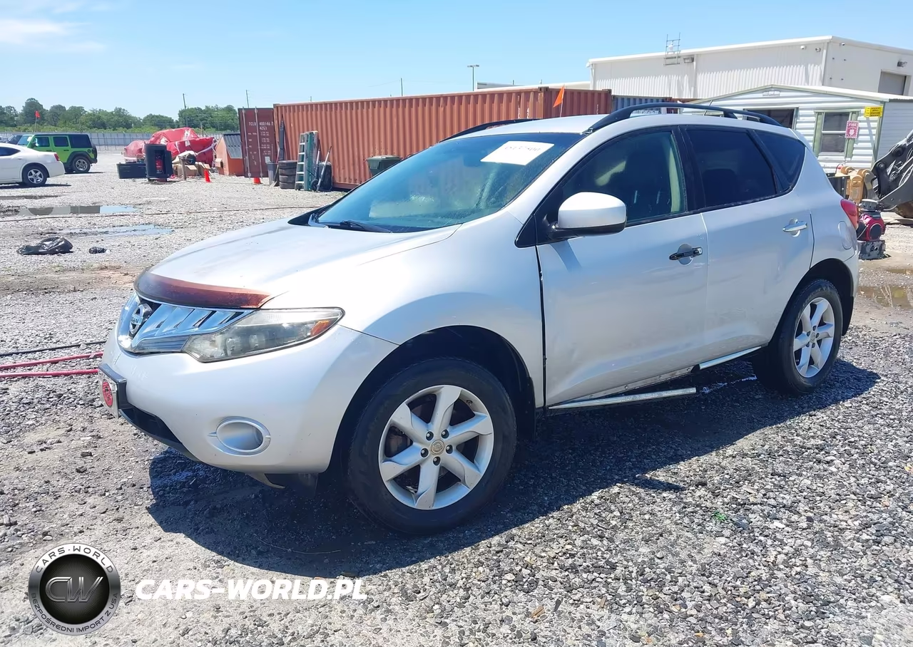 2009 Nissan Murano Sl VIN:JN8AZ18W79W139193 - 2