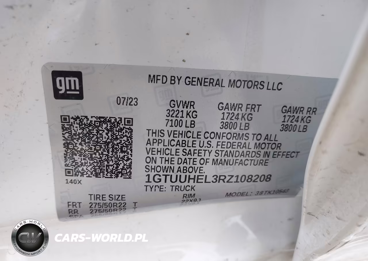 2024 GMC Sierra 1500 4Wd Short Box Denali Ultimate VIN:1GTUUHEL3RZ108208 - 9