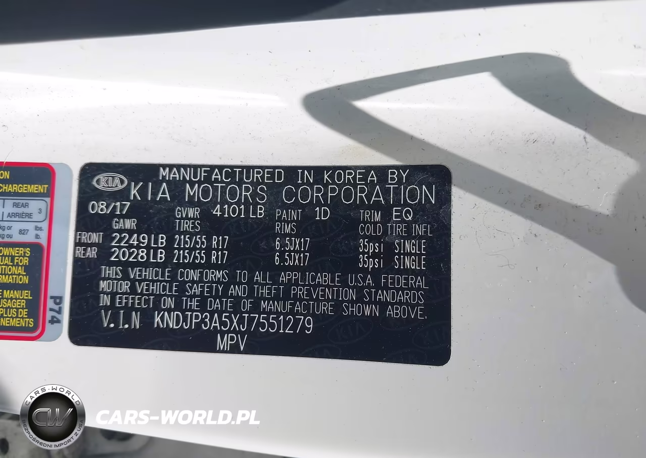 2018 Kia Soul + VIN:KNDJP3A5XJ7551279 - 9