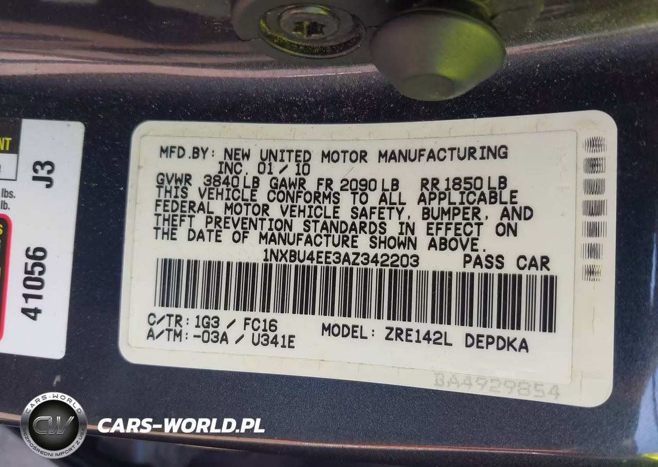2010 Toyota Corolla Le VIN:1NXBU4EE3AZ342203 - 9