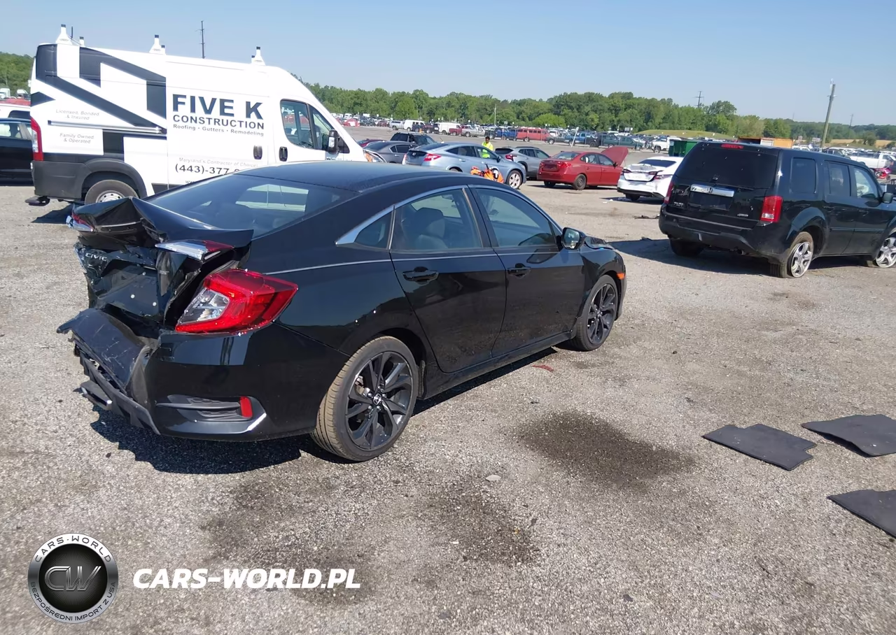 2021 Honda Civic Sport VIN:2HGFC2F89MH535888 - 4