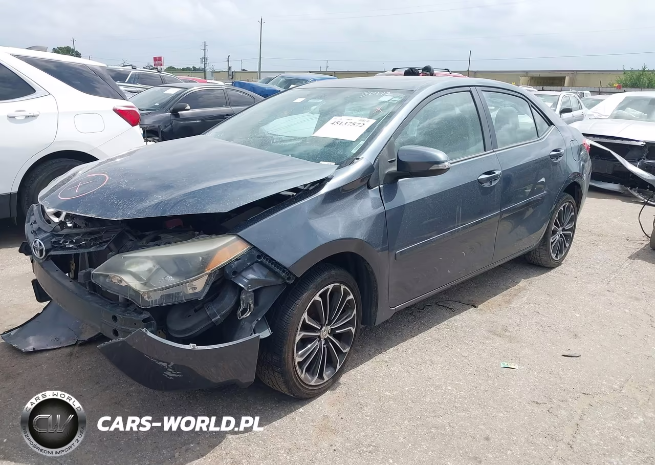 2015 Toyota Corolla S Plus VIN:5YFBURHE2FP189346 - 2