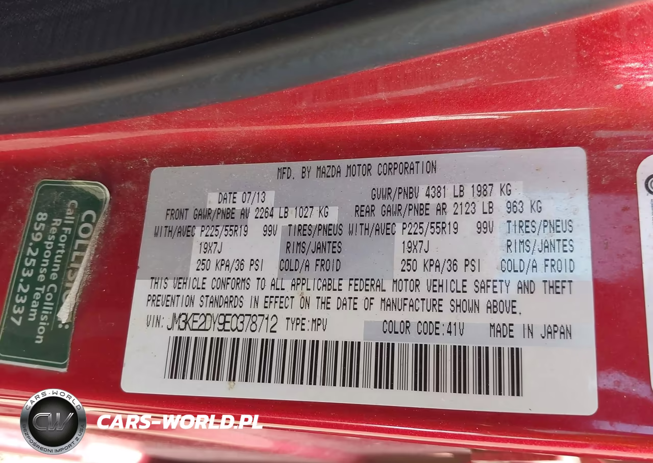 2014 Mazda Cx-5 Grand Touring VIN:JM3KE2DY9E0378712 - 9
