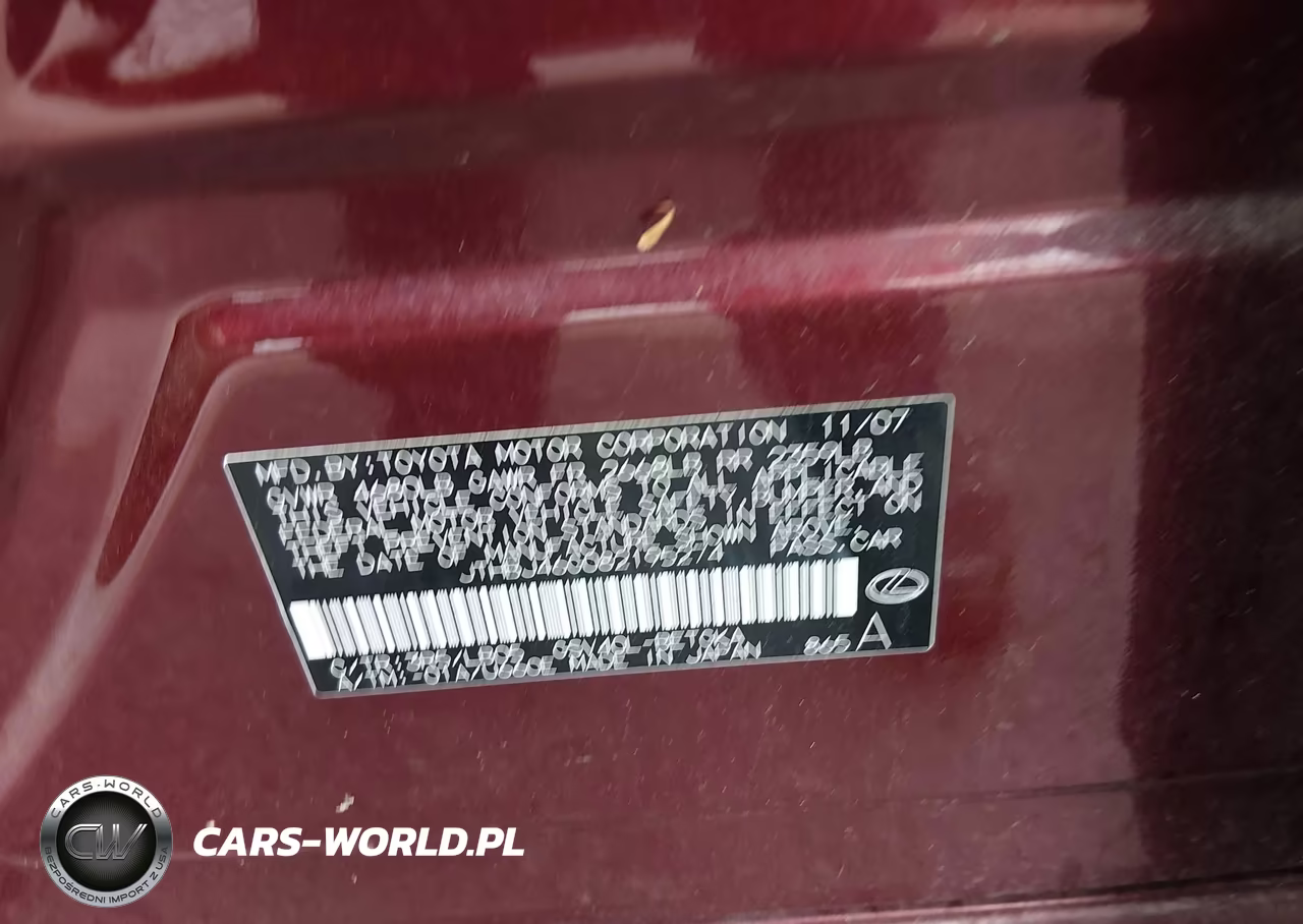 2008 Lexus Es 350 VIN:JTHBJ46G082195274 - 9