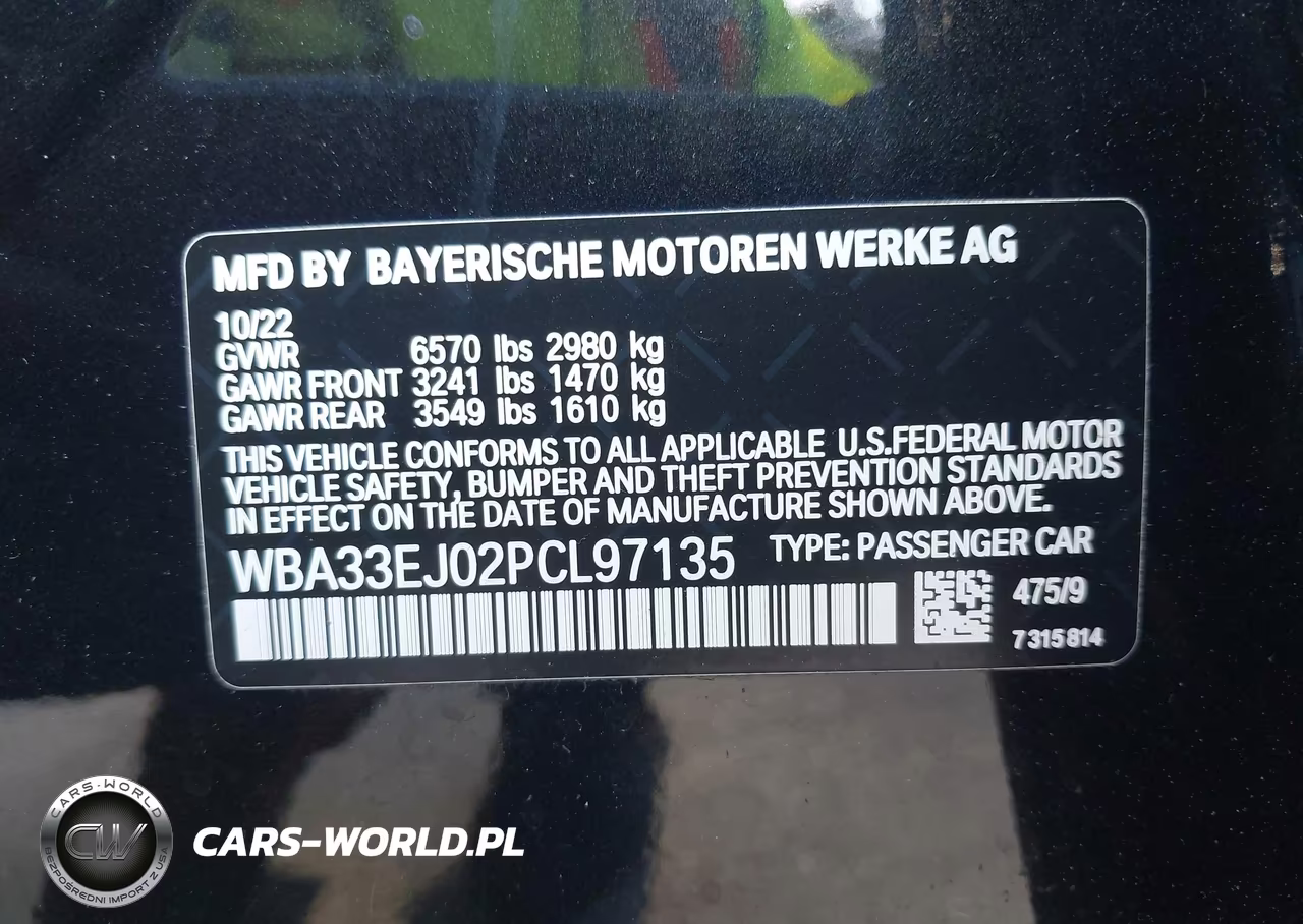 2023 BMW 760 I xDrive VIN:WBA33EJ02PCL97135 - 9