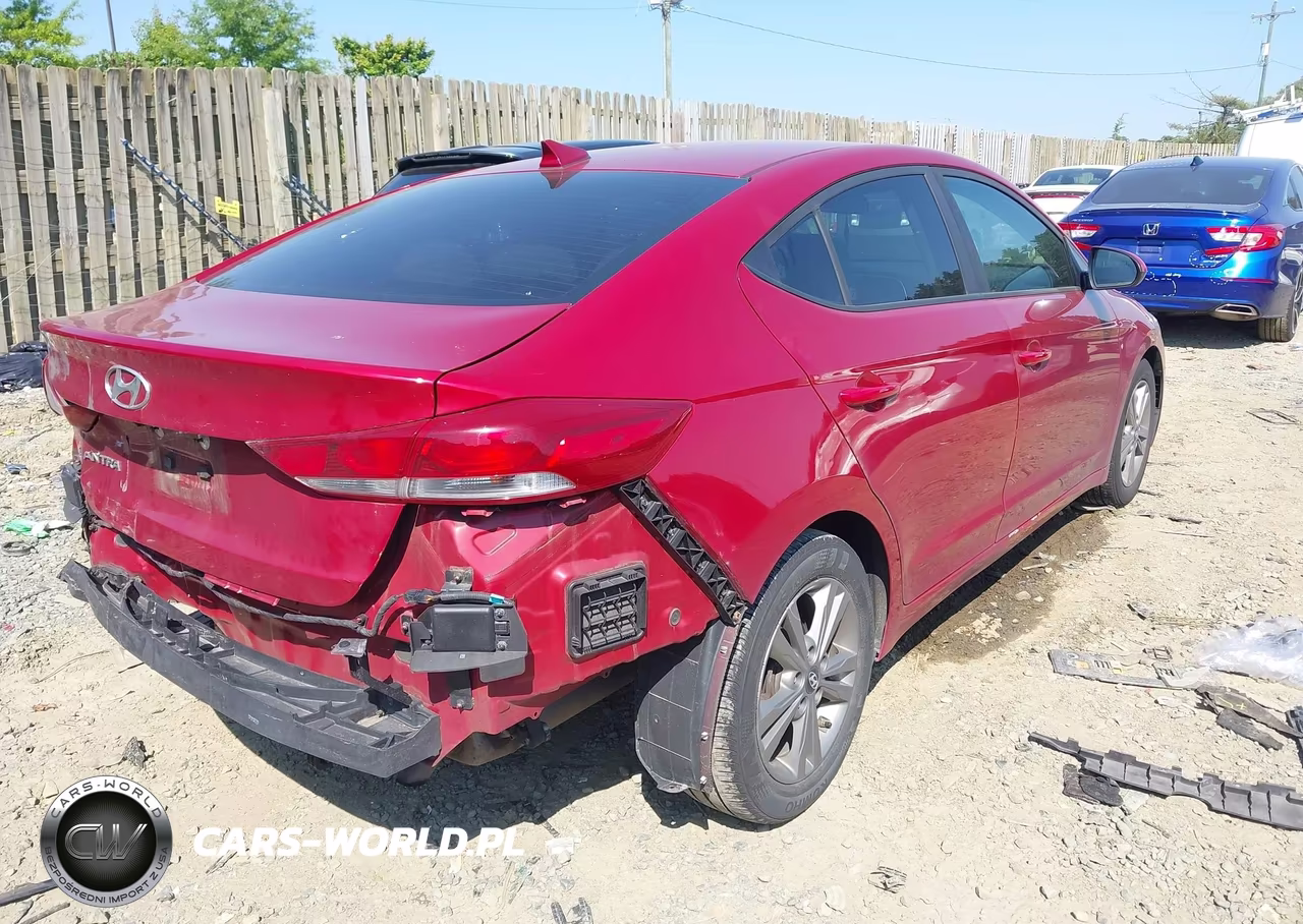 2018 Hyundai Elantra Sel VIN:KMHD84LFXJU610267 - 4
