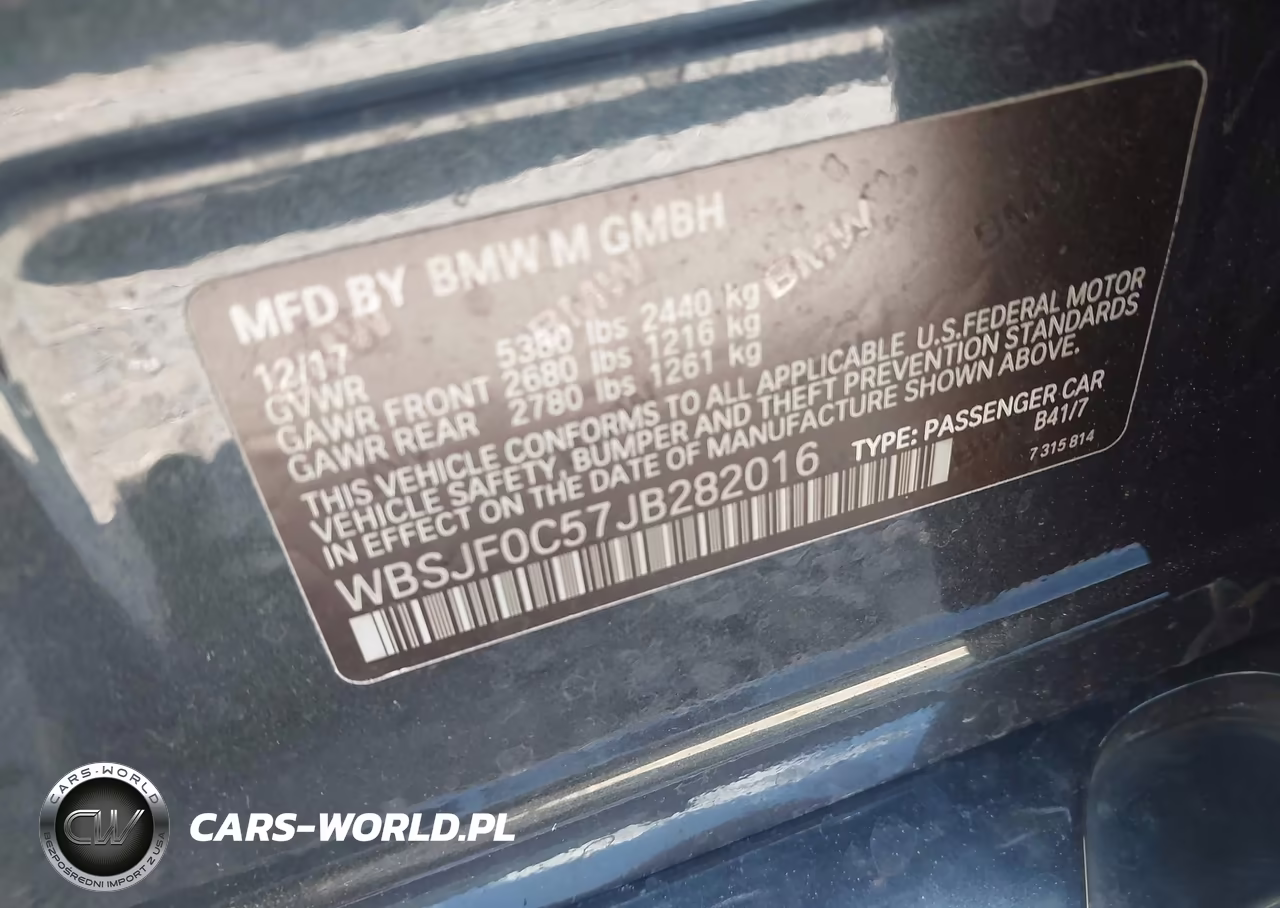 2018 BMW M5 VIN:WBSJF0C57JB282016 - 9