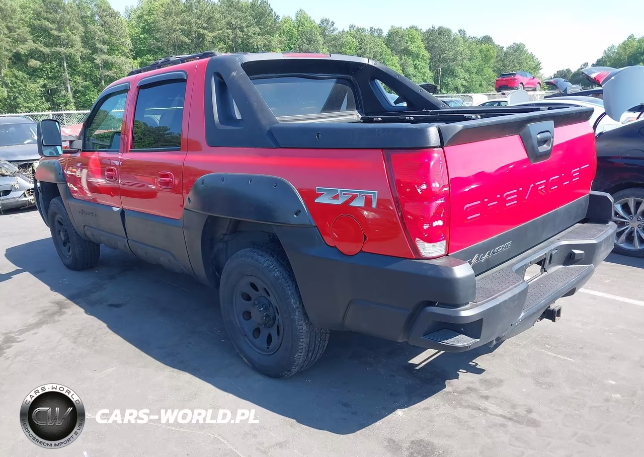 2002 Chevrolet Avalanche 1500 VIN:3GNEK13T82G195315 - 3