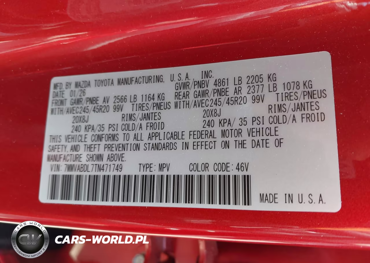 2026 Mazda Cx-50 2.5 S Premium VIN:7MMVABDL7TN471749 - 9