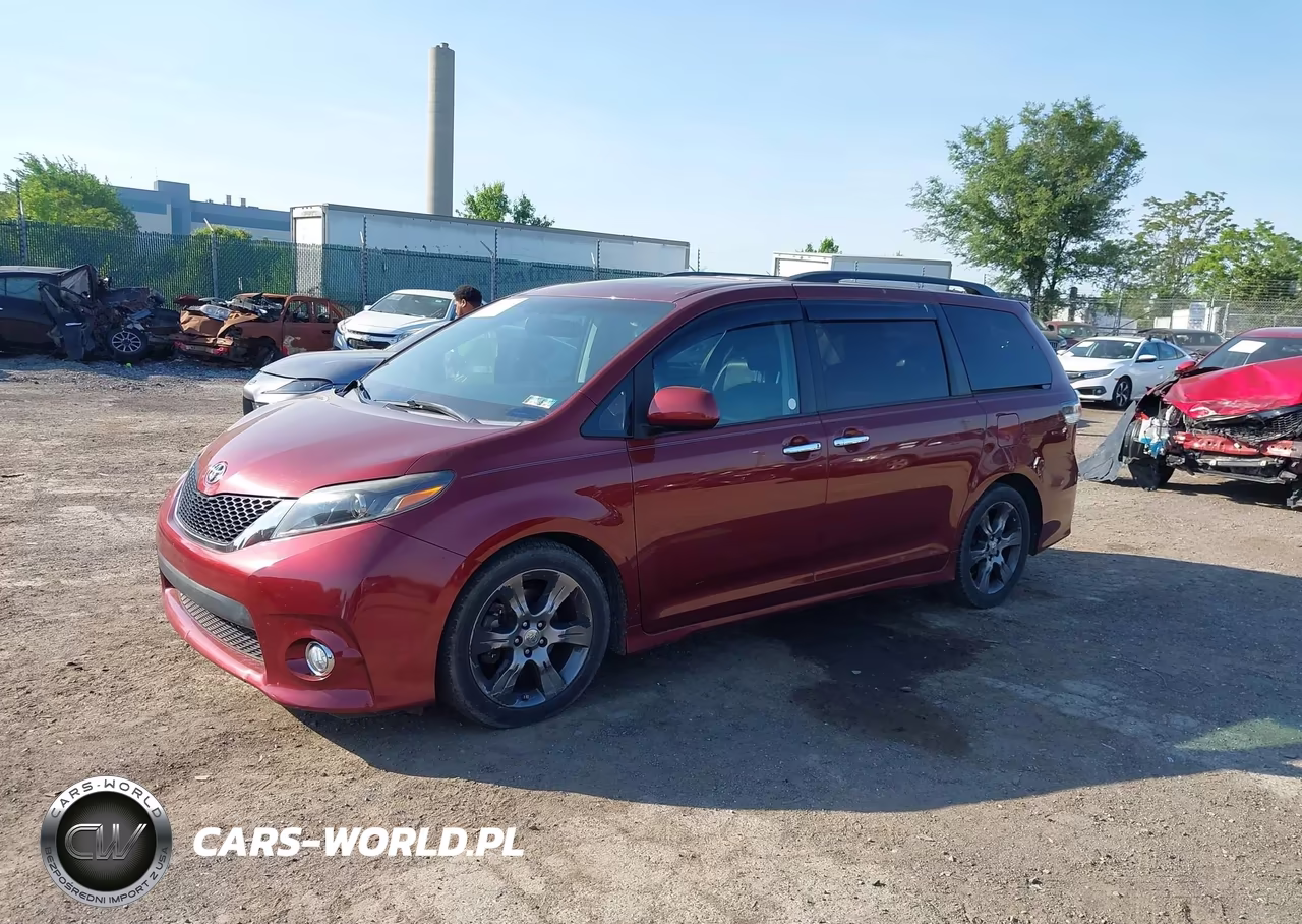 2015 Toyota Sienna Se 8 Passenger VIN:5TDXK3DC9FS583429 - 2