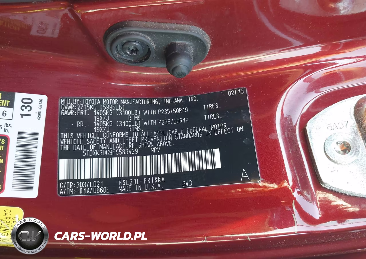 2015 Toyota Sienna Se 8 Passenger VIN:5TDXK3DC9FS583429 - 9