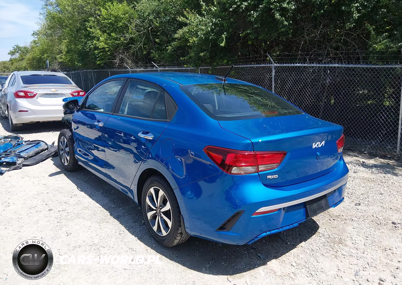 2022 Kia Rio S VIN:3KPA24AD7NE506981 - 3