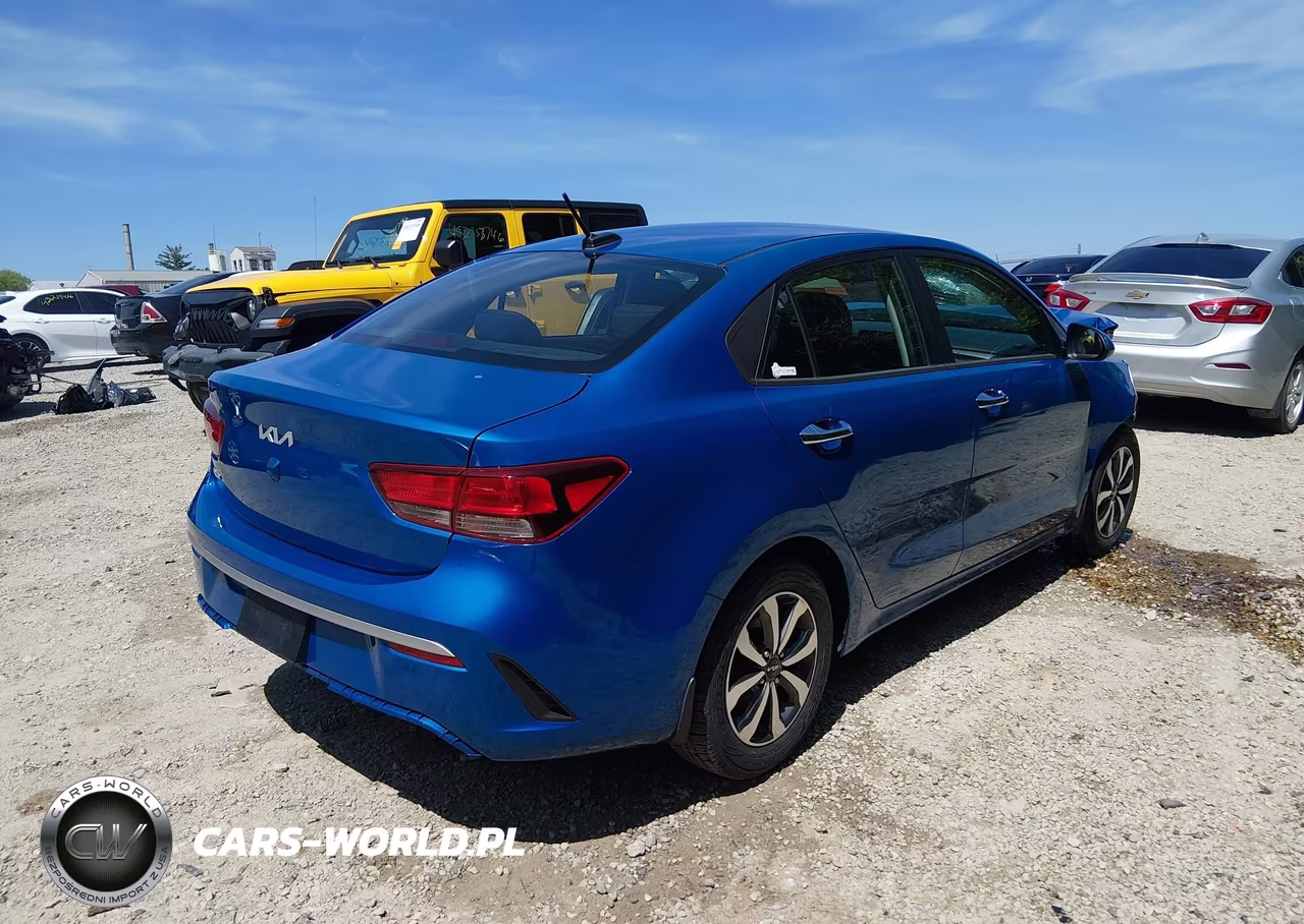 2022 Kia Rio S VIN:3KPA24AD7NE506981 - 4