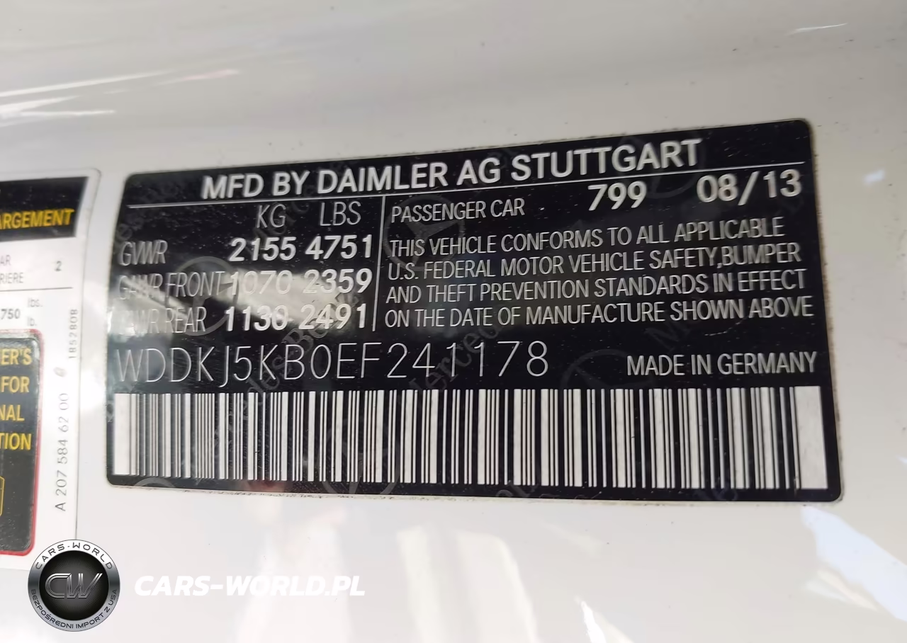 2014 Mercedes-Benz E 350 VIN:WDDKJ5KB0EF241178 - 9