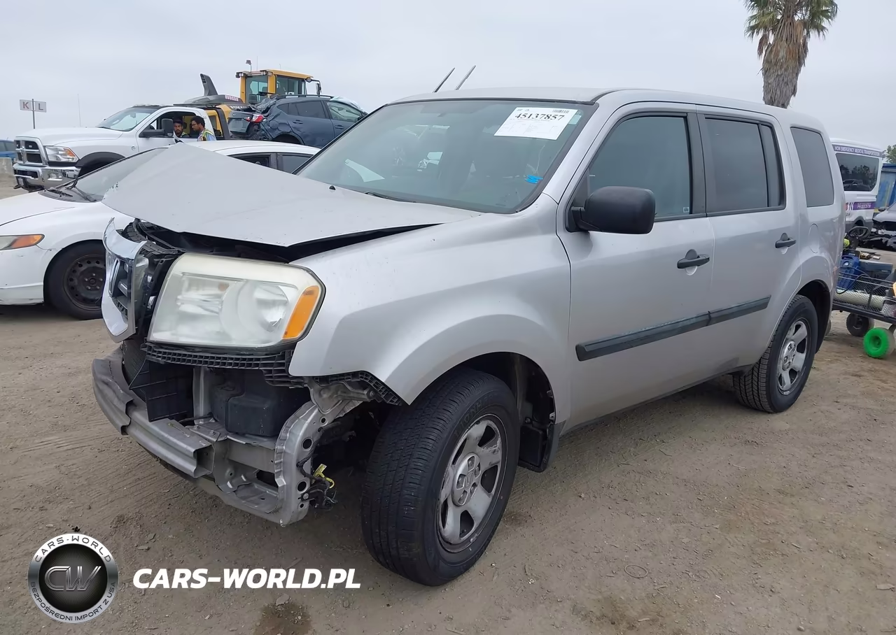 2013 Honda Pilot Lx VIN:5FNYF3H27DB040737 - 2