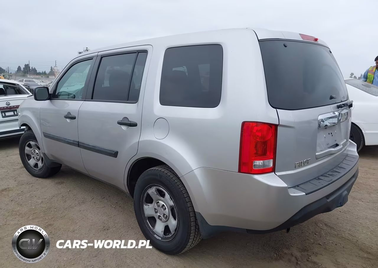 2013 Honda Pilot Lx VIN:5FNYF3H27DB040737 - 3
