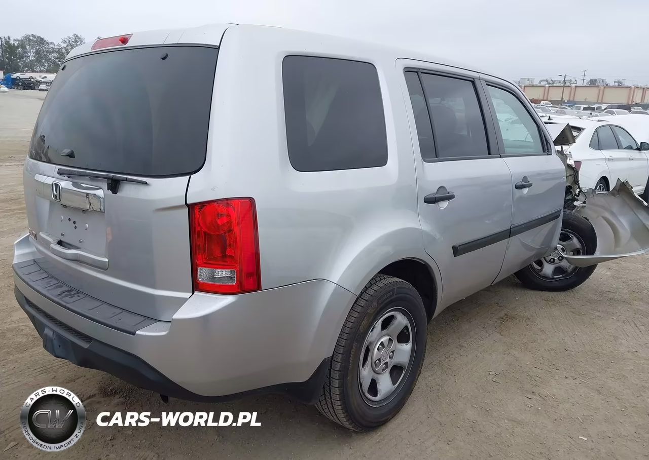 2013 Honda Pilot Lx VIN:5FNYF3H27DB040737 - 4