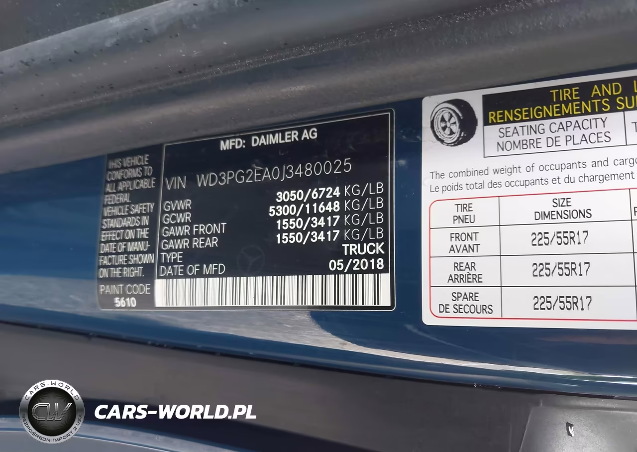 2018 Mercedes-Benz Metris VIN:WD3PG2EA0J3480025 - 9