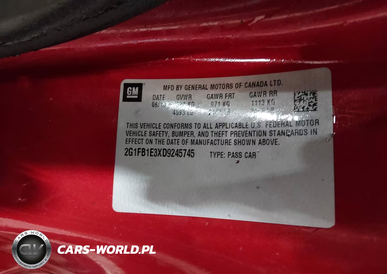 2013 Chevrolet Camaro 1Lt VIN:2G1FB1E3XD9245745 - 9
