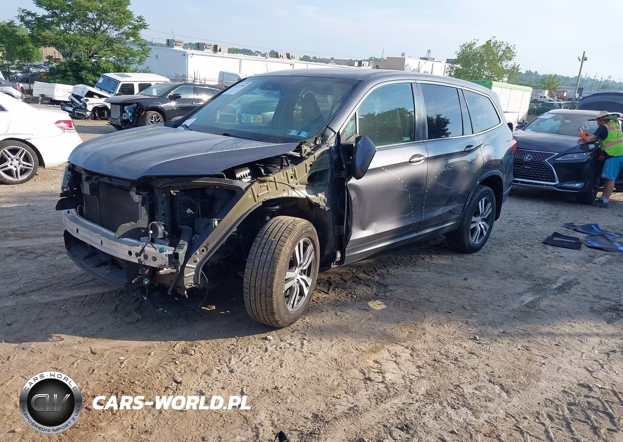 2018 Honda Pilot Ex-L VIN:5FNYF6H63JB037673 - 2