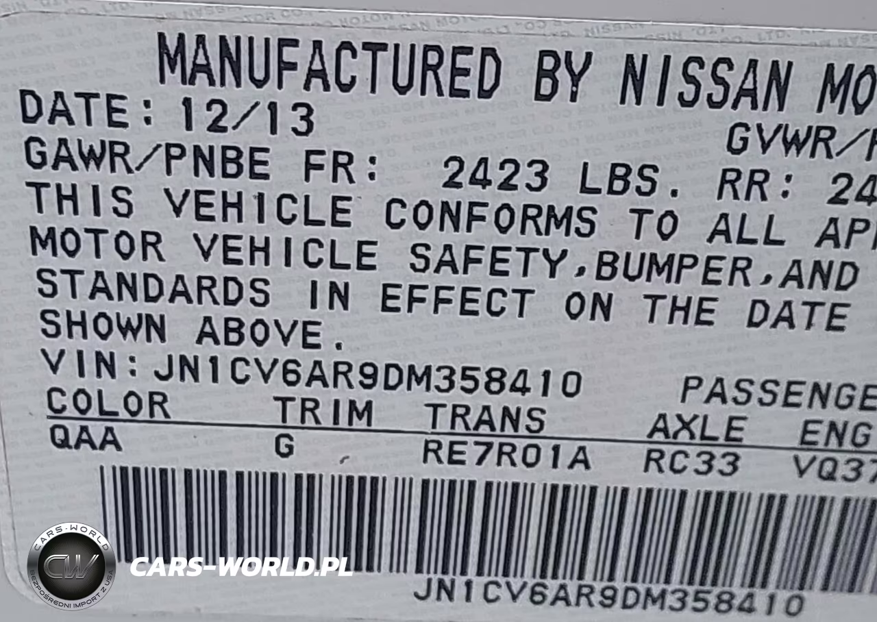 2013 Infiniti G37 VIN:JN1CV6AR9DM358410 - 9