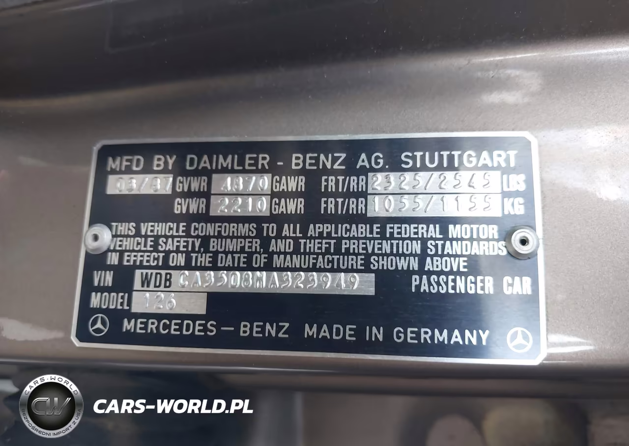 1987 Mercedes-Benz 420 Sel VIN:WDBCA35D8HA323949 - 9