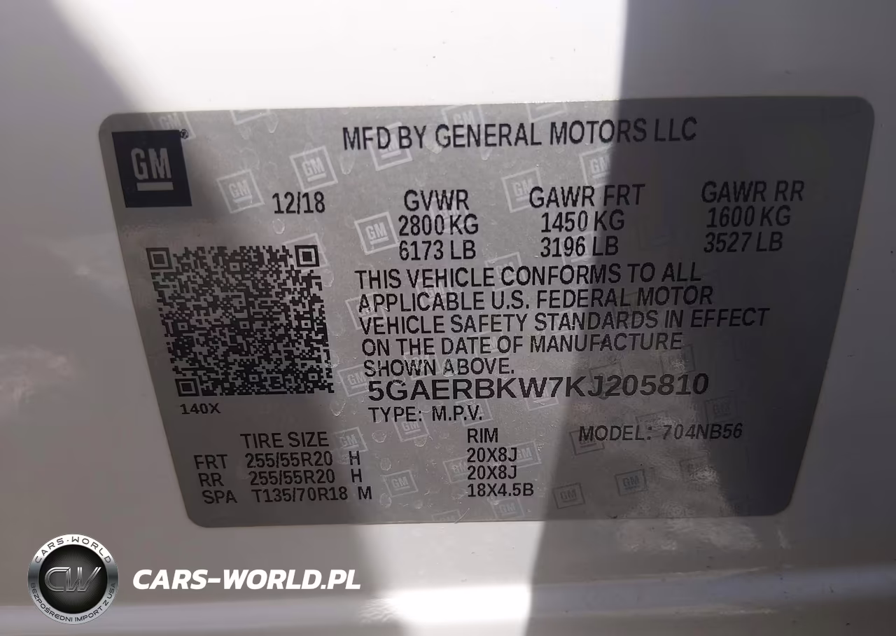 2019 Buick Enclave Fwd Essence VIN:5GAERBKW7KJ205810 - 9