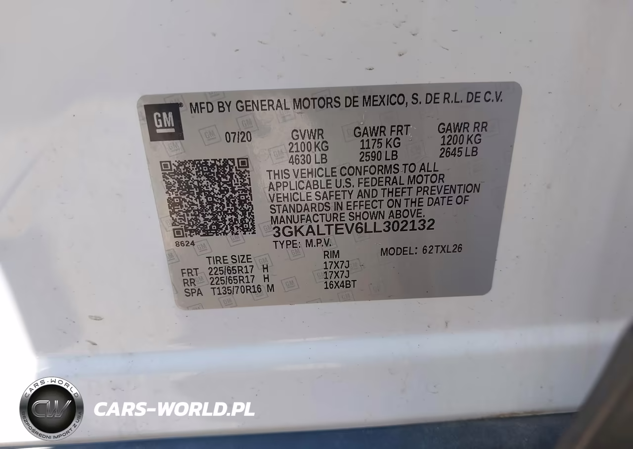 2020 GMC Terrain Awd Sle VIN:3GKALTEV6LL302132 - 9