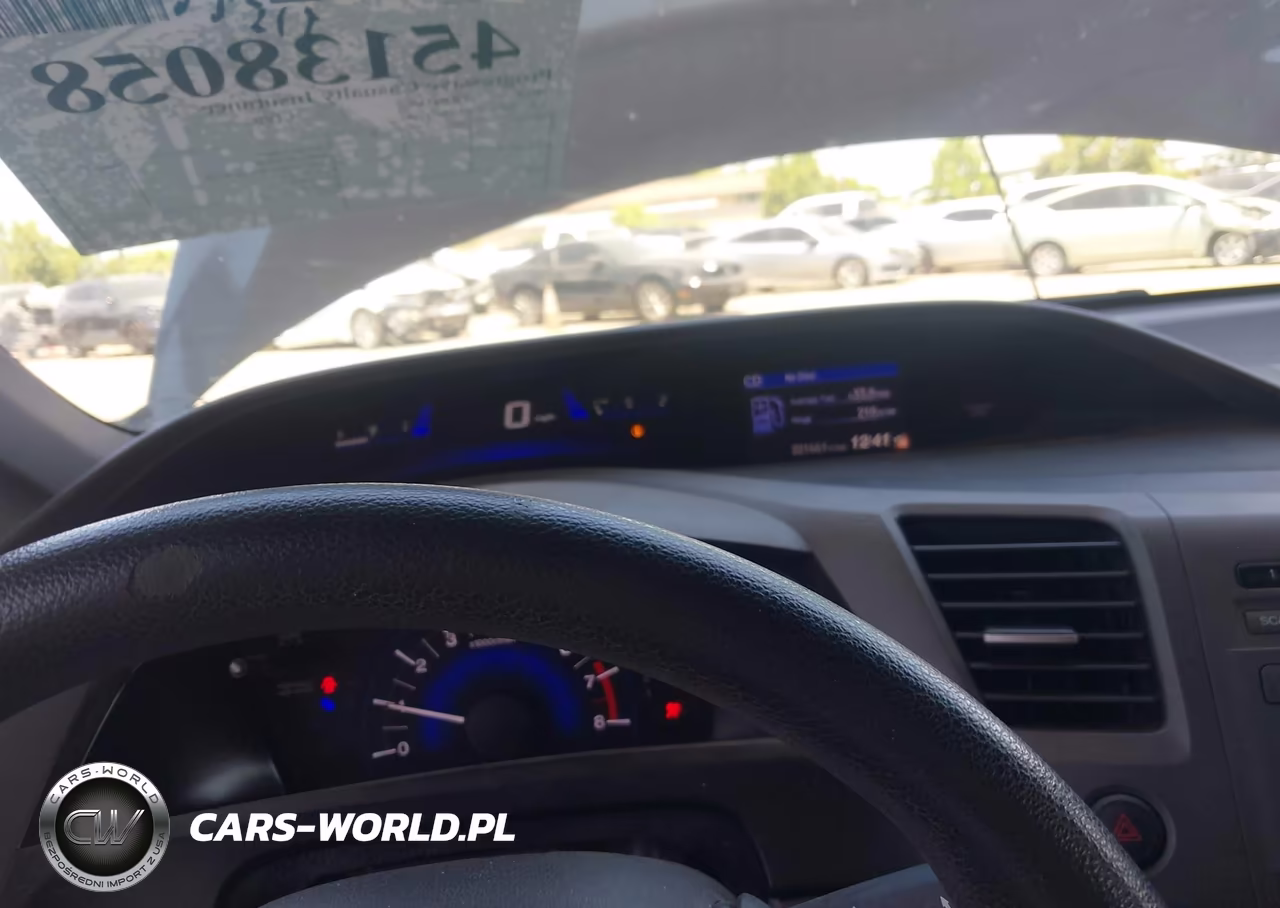 2012 Honda Civic Lx VIN:2HGFG3B52CH512148 - 7