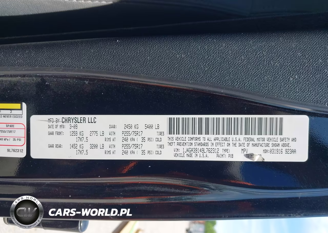 2009 Jeep Wrangler Unlimited X VIN:1J4GA39149L762312 - 9