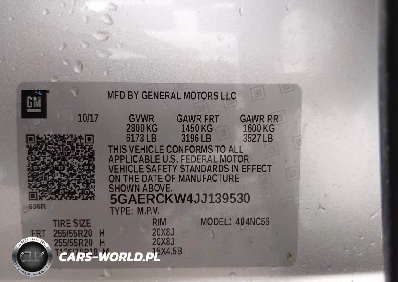 2018 Buick Enclave Premium VIN:5GAERCKW4JJ139530 - 9