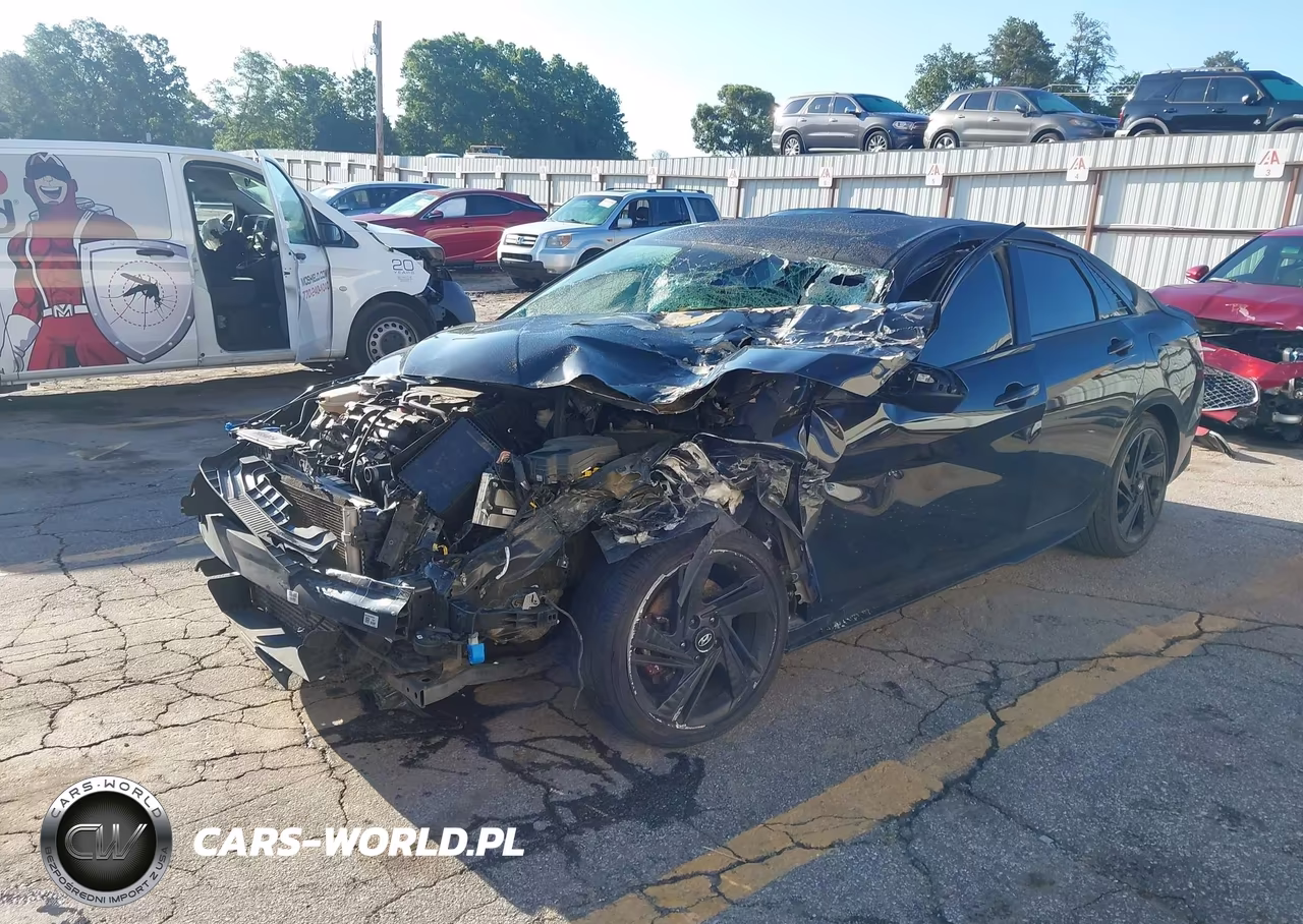 2021 Hyundai Elantra N Line VIN:KMHLR4AF3MU108040 - 2