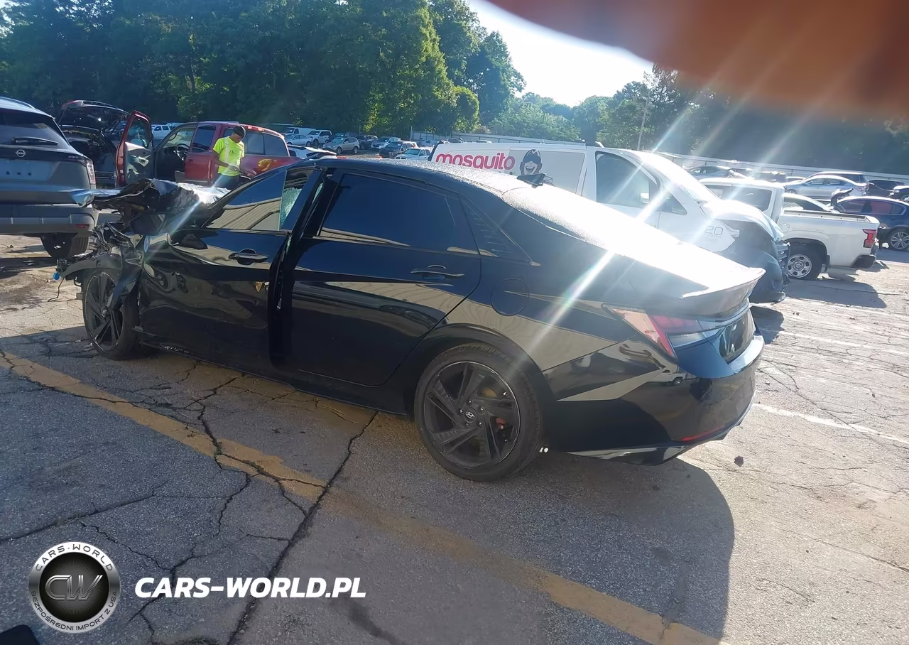 2021 Hyundai Elantra N Line VIN:KMHLR4AF3MU108040 - 3