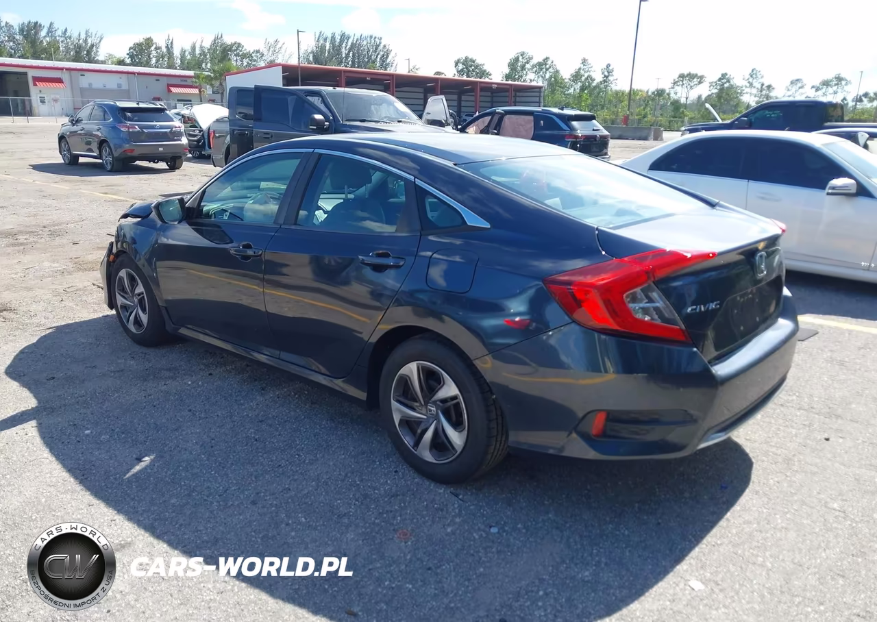 2020 Honda Civic Lx VIN:19XFC2F60LE009835 - 3